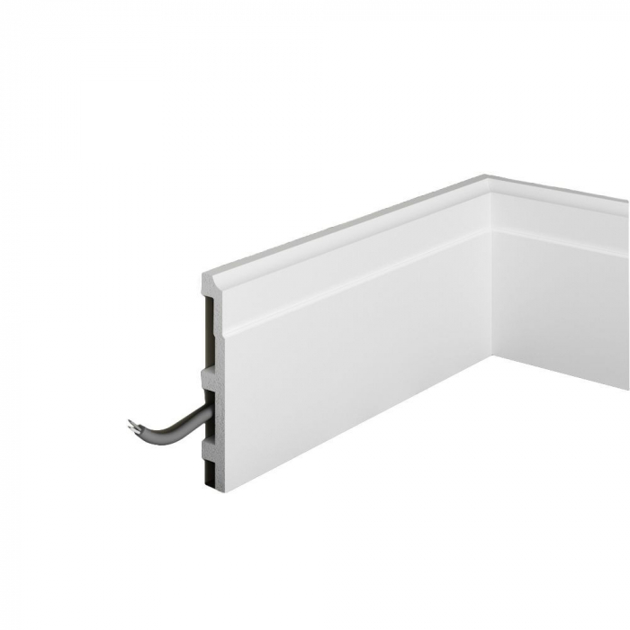Plinta decorativa din polimer rigid S22 - 12x1.8x200 cm [4]