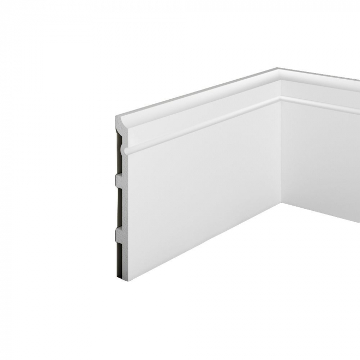 Plinta decorativa din polimer rigid S25 - 16x1.5x200 cm [3]