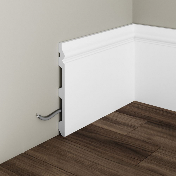 Plinta decorativa din polimer rigid S27 - 20x1.8x200 cm [1]