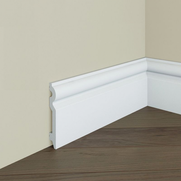 Plinta decorativa din polimer rigid S8 - 9.8x1.5x200 cm [1]
