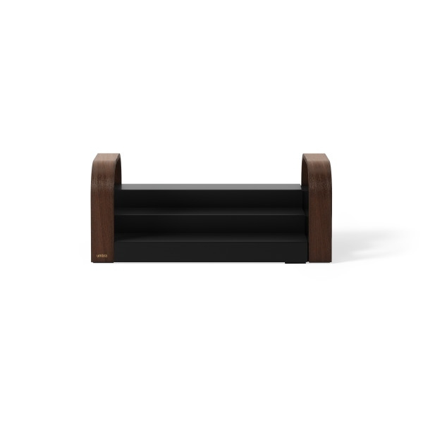Poliță Bellwood 55x13x16 cm, 70% din Plastic Reciclat și Lemn Provenit din Surse Regenerabile Negru/Maro - Umbra [2]
