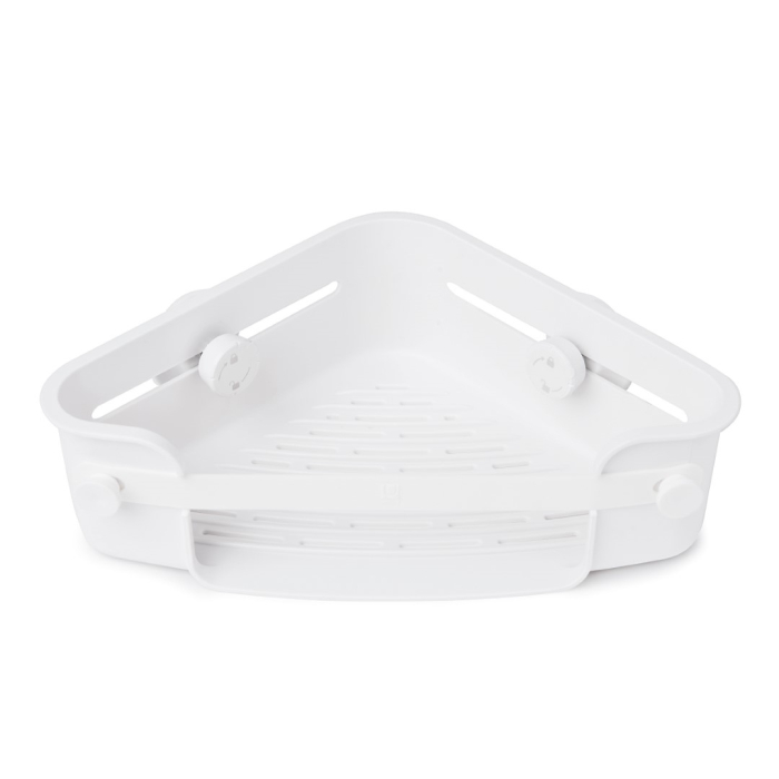 Poliță de Colț pentru Duș Flex Adhesive 30x9x19 cm, Alb - Umbra [2]