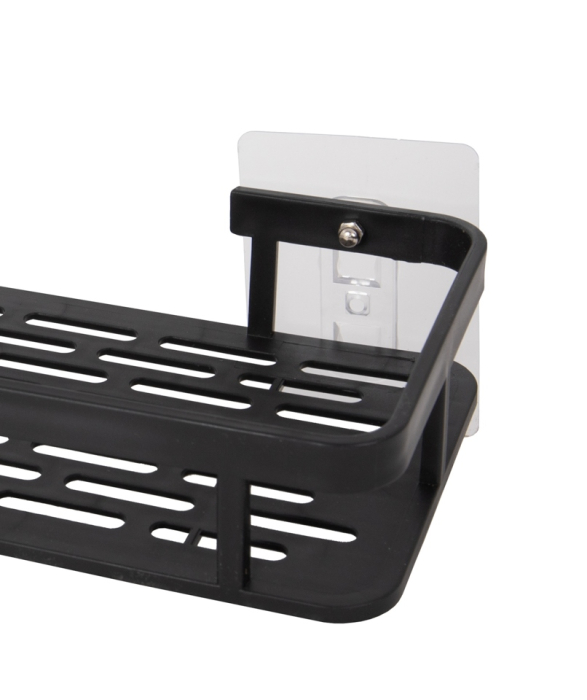 Poliță de Duș Allin 30,5x13x5 cm, Plastic Negru - SHP [2]