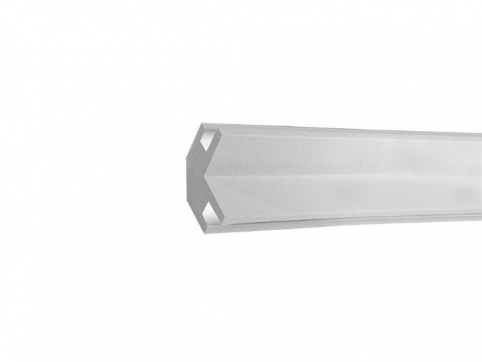 Profil pentru banda LED din polistiren extrudat acoperit cu rasina minerala KD203 - 9.5x9.5x115 cm [2]