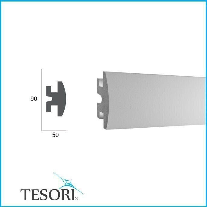 Profil pentru banda LED din polistiren extrudat acoperit cu rasina minerala KD305 - 9x5x115 cm [2]