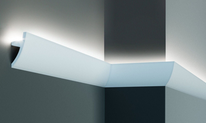 Profil pentru banda LED din poliuretan Flexibil KF502F - 7.5x3.6x200 cm [1]