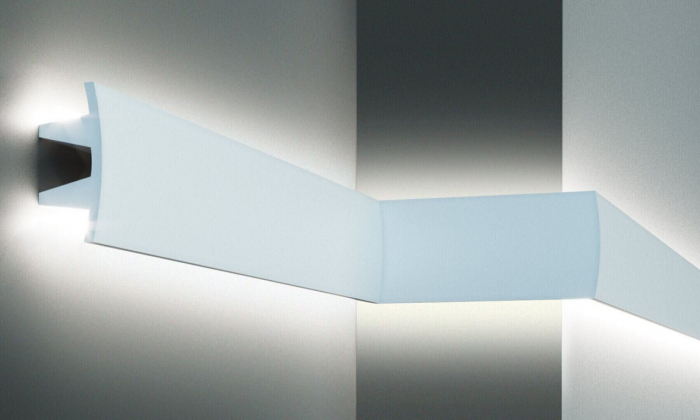 Profil pentru banda LED din poliuretan Flexibil KF503F - 10x4.5x200 cm [1]