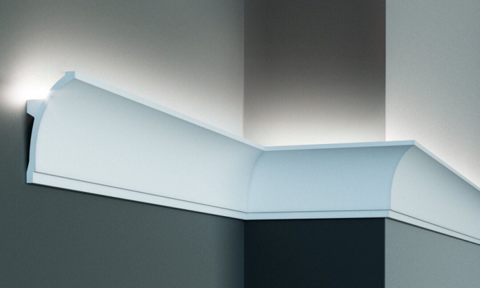 Profil pentru banda LED din poliuretan Flexibil KF704F - 10x5x200 cm [1]