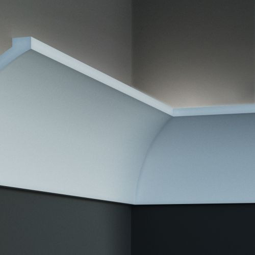 Profil pentru banda LED din poliuretan Flexibil KF708F - 14x10.6x200 cm [6]