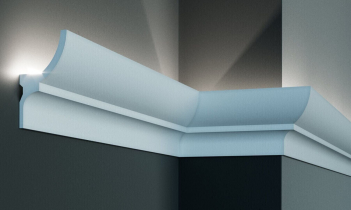 Profil pentru banda LED din poliuretan KF714 - 12x6.6x200 cm [1]