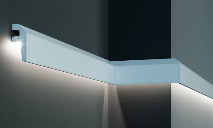 Profil pentru banda LED din poliuretan KF718 - 7.9x3.4x200 cm [1]