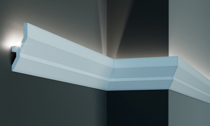 Profil pentru banda LED din poliuretan KF720 - 10x3.7x200 cm [1]