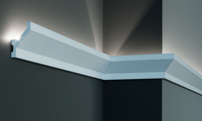 Profil pentru banda LED din poliuretan KF721 - 7.6x4.7x200 cm [1]