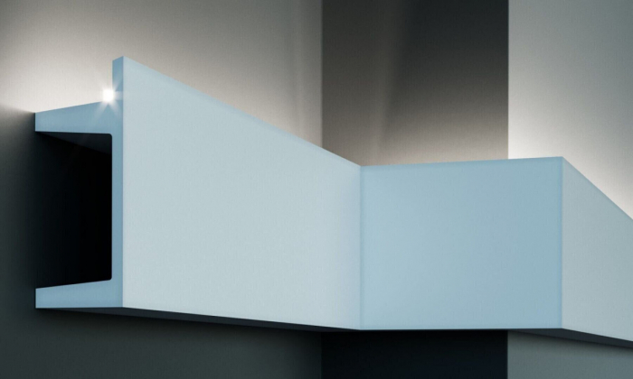 Profil pentru banda LED din poliuretan KF722 - 20.1x8x200 cm [1]