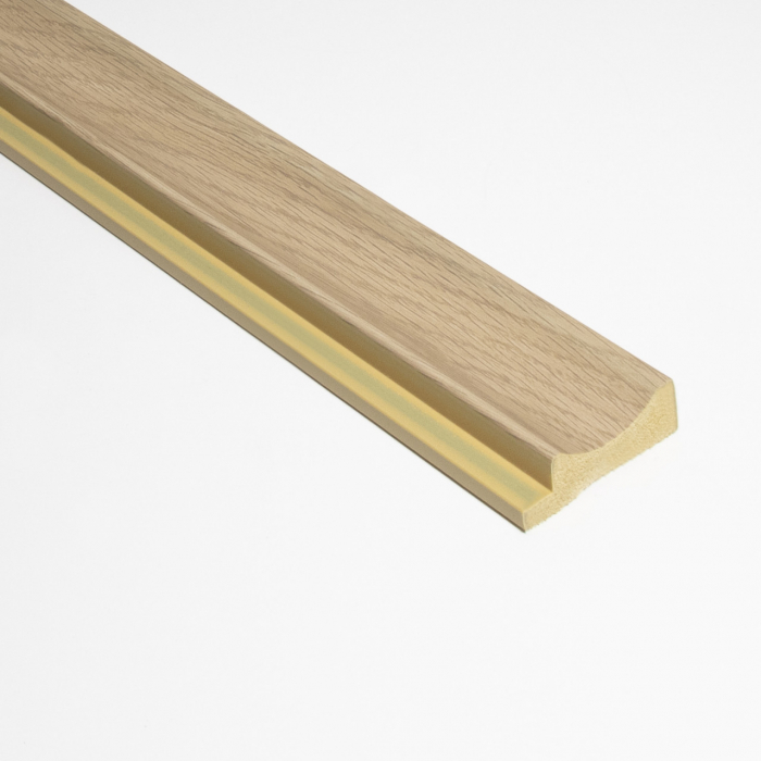Profil stanga pentru panou riflat 3D Onda, Stejar Natural, 270x3.8cm, Lamelio [1]
