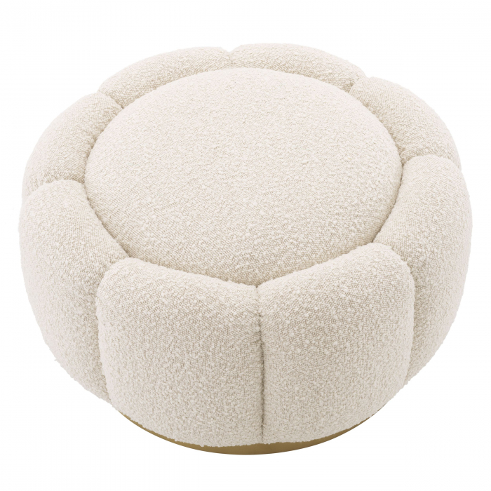   Ottoman Inger bouclé negru 115778 EICHHOLTZ [6]