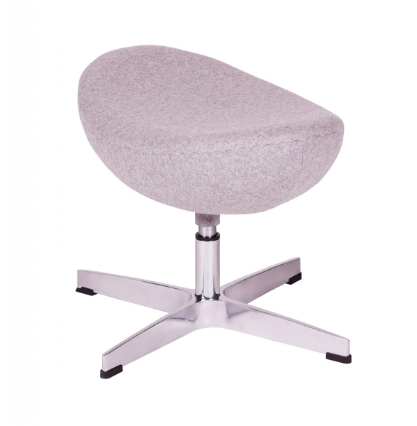 Puf Egg Classic diverse culori, lana casmir/baza aluminiu, JH-027.POPIELATY.18 - King [3]