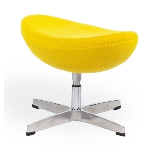 Puf Egg Classic diverse culori, lana casmir/baza aluminiu, JH-027.POPIELATY.18 - King [8]