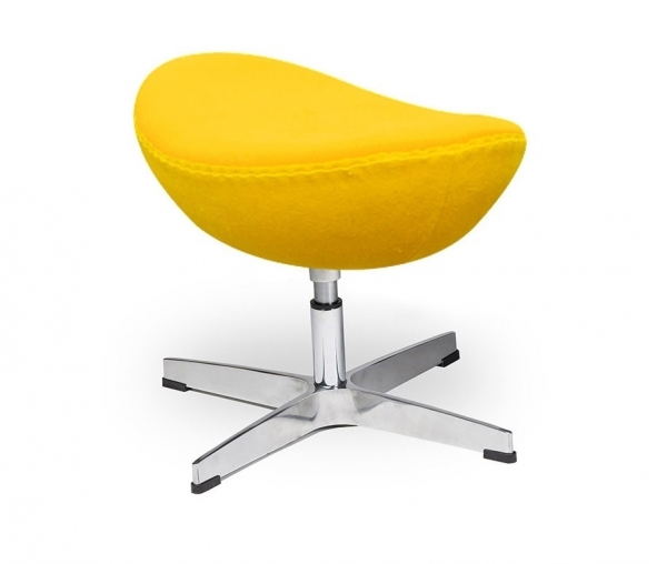 Puf Egg Classic diverse culori, lana casmir/baza aluminiu, JH-027.POPIELATY.18 - King [12]