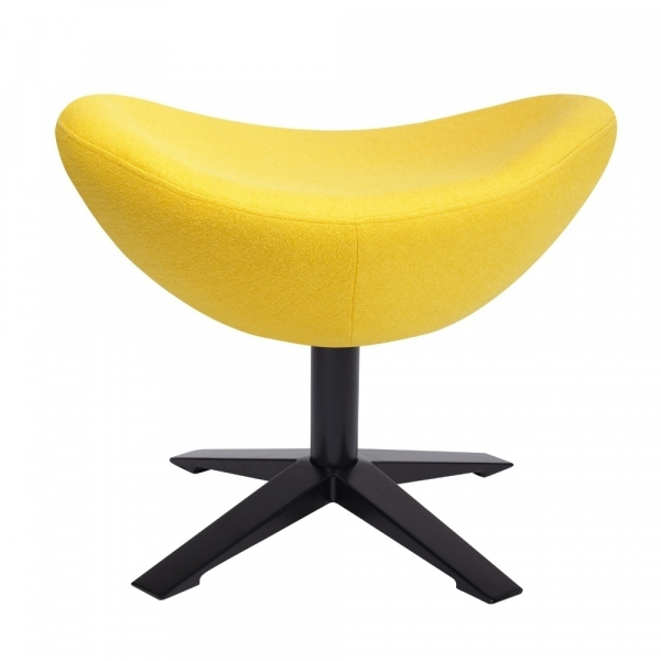 Puf modern Egg Wide Black diverse culori, lana casmir/otel, HE-066.SHO13.OTTO.B - King [21]