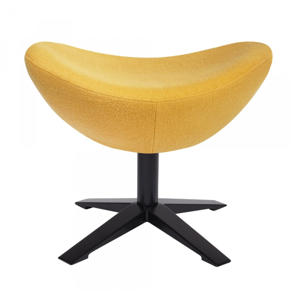 Puf modern Egg Wide Black diverse culori, lana casmir/otel, HE-066.SHO13.OTTO.B - King [2]
