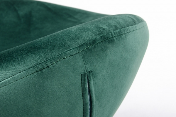 Puf modern Egg Wide Velvet Black diverse culori, velur/otel, HE-066.HM8-19.OTTO.B - King [9]
