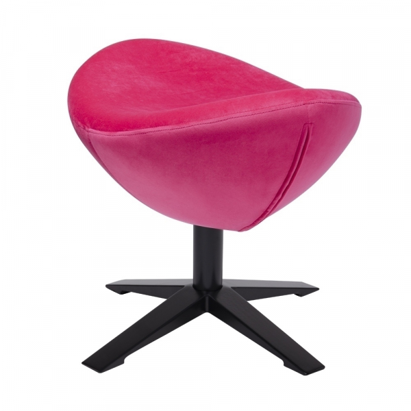 Puf modern Egg Wide Velvet Black diverse culori, velur/otel, HE-066.HM8-19.OTTO.B - King [16]