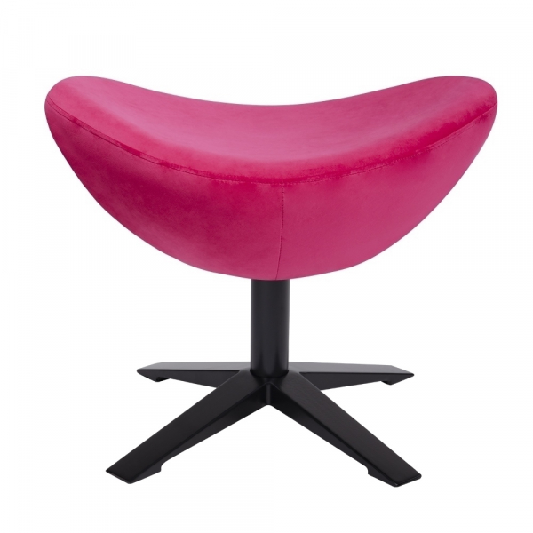 Puf modern Egg Wide Velvet Black diverse culori, velur/otel, HE-066.HM8-19.OTTO.B - King [17]