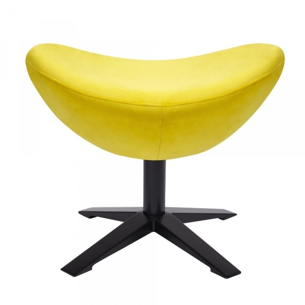 Puf modern Egg Wide Velvet Black diverse culori, velur/otel, HE-066.HM8-19.OTTO.B - King [20]