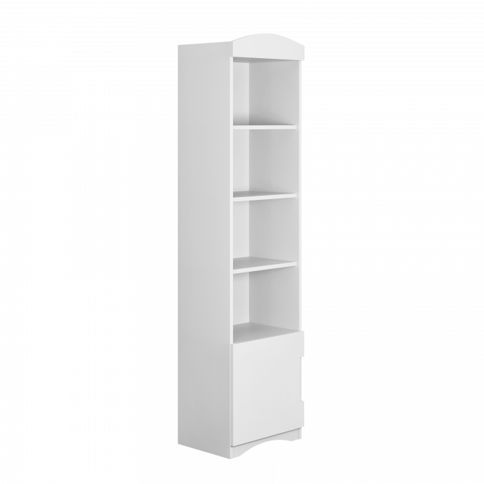 Raft carti copii Classic MDF alb, 180,5x46 cm [5]