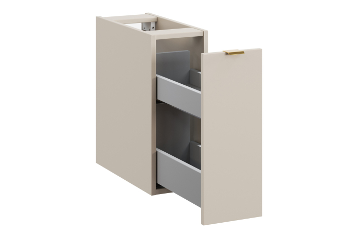 Raft depozitare 20cm, dimensiune 46cm x 20cm x 50cm, culoare Cashmir mat, material PAL melaminat - COMAD** [3]