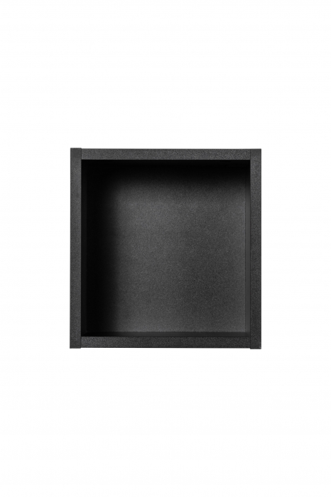 Raft suspendat baie 83x27 cm Qubik Nova Black, cod Q(W83-04D) COMAD [3]