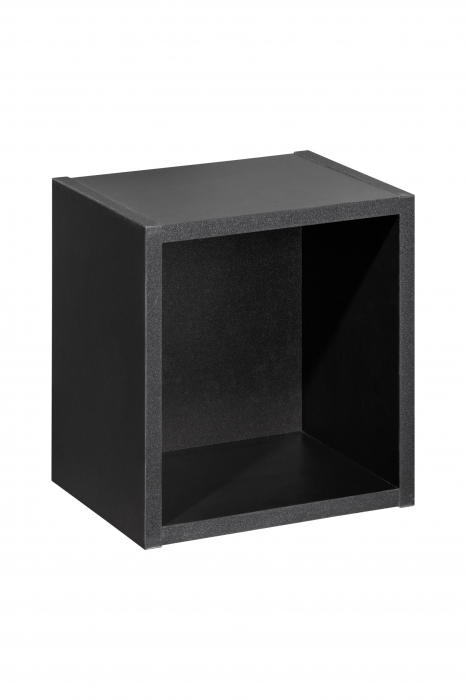Raft suspendat baie 83x27 cm Qubik Nova Black, cod Q(W83-04D) COMAD [1]