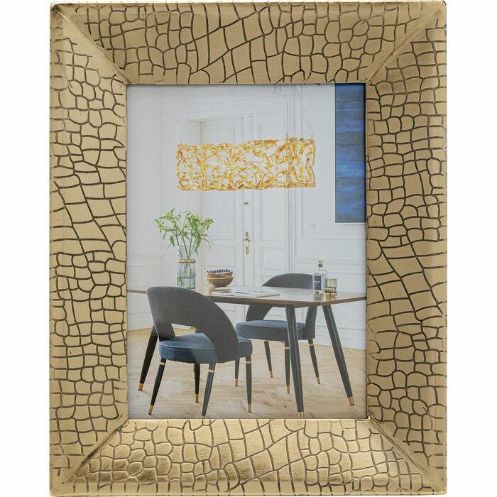 Ramă Foto Coccodrillo 20x2x25 cm, Oțel Auriu Alamă - Kare Design [2]