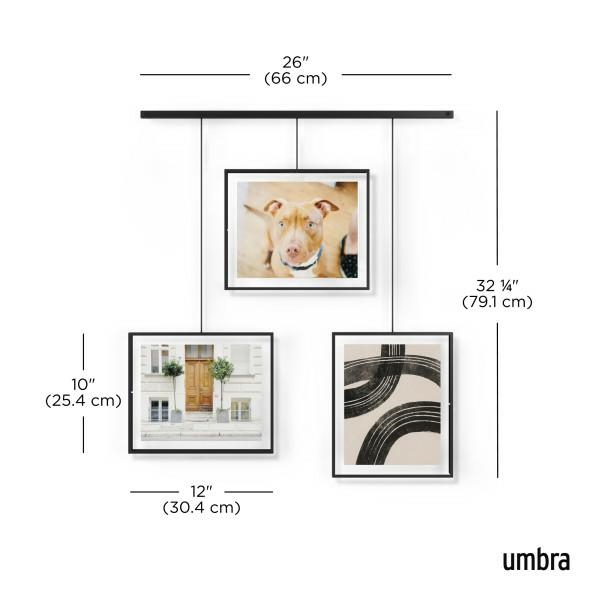 Ramă Foto din Metal Negru, 73x3x82cm, Umbra 1018090-040 [7]