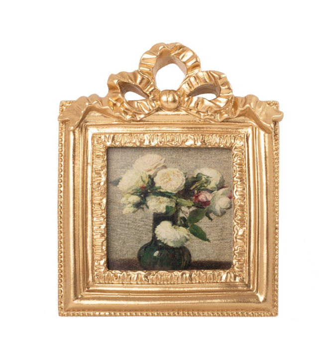 Ramă Foto Renesans 9,5x2x12 cm, Plastic și Sticlă Auriu - SHP [2]
