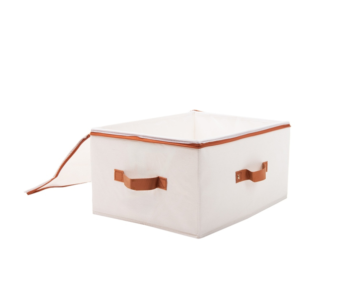 Recipient de Depozitare Casy 40x30x20 cm, Material cu Aspect de In Bej - SHP [3]