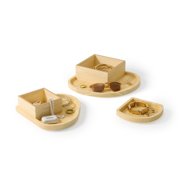 Recipient de Depozitare Cove 23x13x23 cm, MDF Natural - Umbra [4]