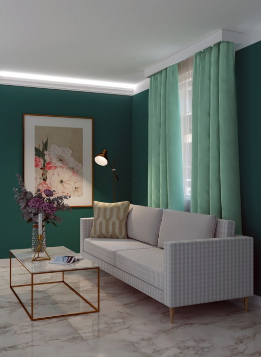 Scafa decorativa din polimer rigid ES4 - 10x4x200 cm [4]