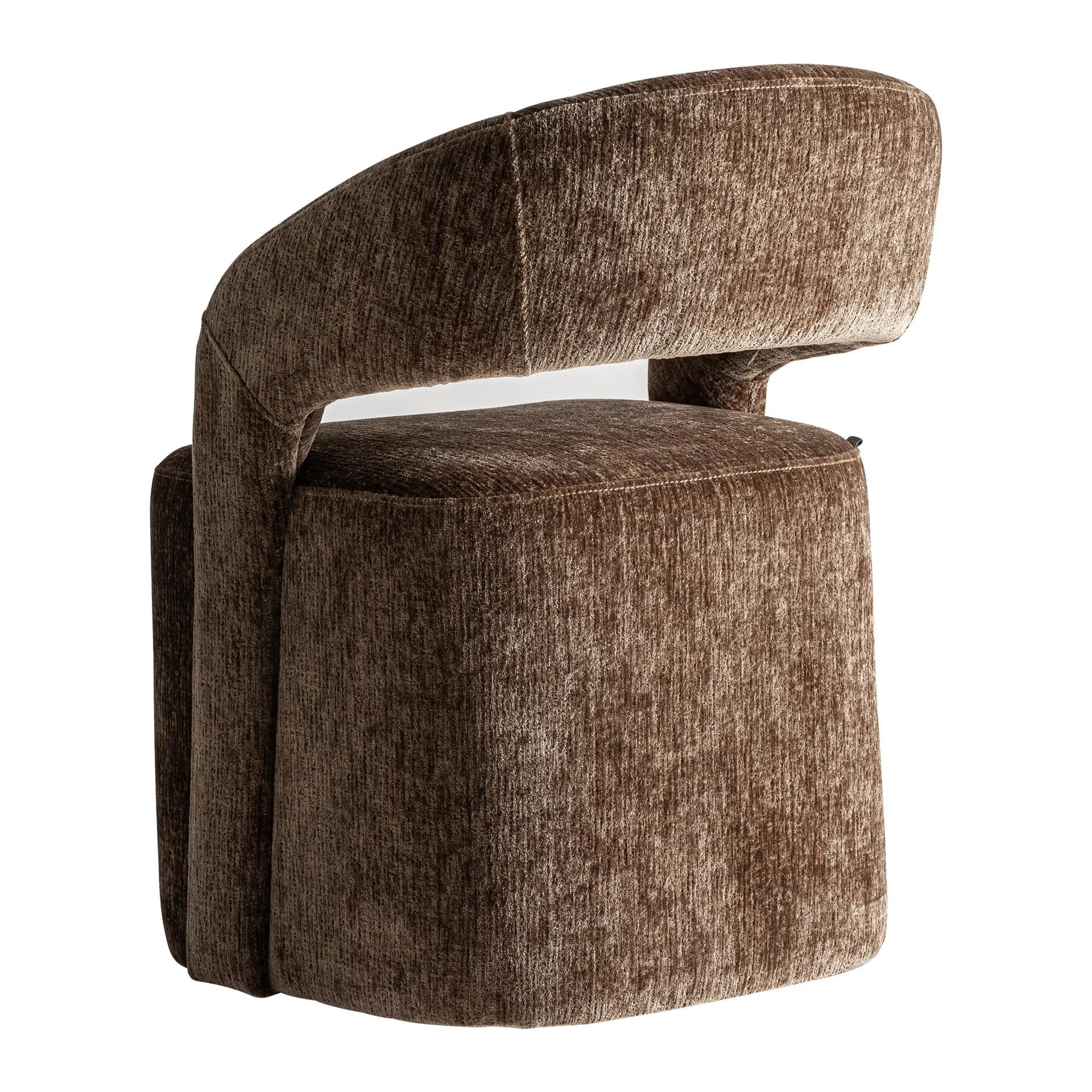 Scaun 60x62x81 cm, Poliester și Spuma Maro - VicalHome VicalHome 38818 [4]