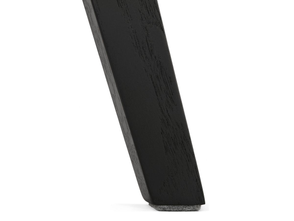 Scaun alb Huber design scandinav, polipropilena, picioare negre lemn, AC02730WHBL - Kokoon [9]