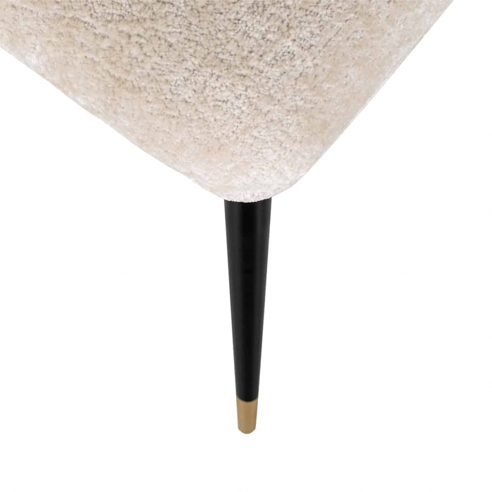 Scaun Alicia chenille alb ignifugat (FR-Bergen 900 chenille alb), S4547 FR WHITE CHENILLE - Richmond Interiors [7]