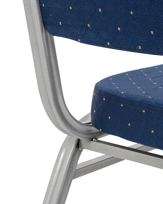 Scaun Ares 46x58x93,5 cm, Oțel Vopsit în Câmp Electrostatic Albastru - King Home [6]