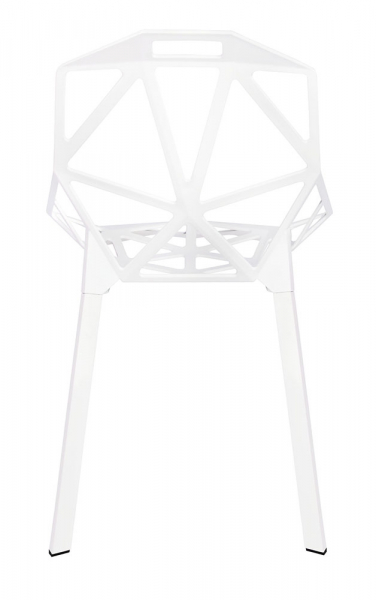 Scaun Argus design geometric, negru/alb, aluminiu, DC-362.ALLBLACK - King [11]