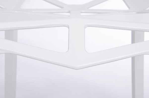 Scaun Argus design geometric, negru/alb, aluminiu, DC-362.ALLBLACK - King [15]