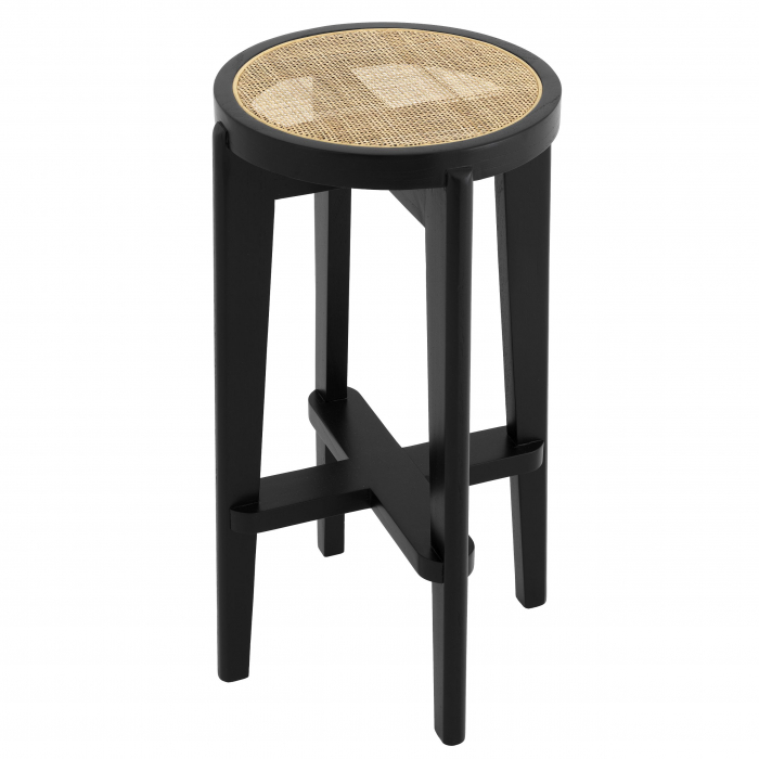   Scaun de bar Dareau clasic negru 114381 EICHHOLTZ [3]