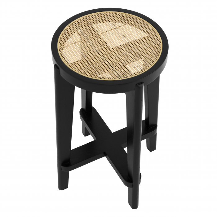   Scaun de bar Dareau negru clasic 114382 EICHHOLTZ [4]