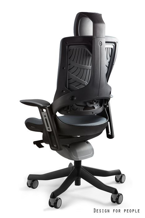 Scaun birou premium ajustabil diverse culori Wau II, cadru negru, tapiterie textila, W-709-B-BL417 - Unique [2]