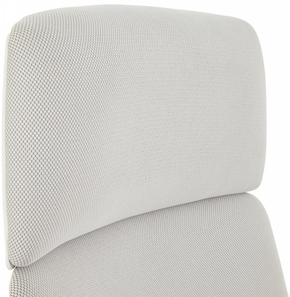 Scaun birou lux gri deschis Alyssa tapitat material textil, baza aluminiu, OC00400GR - Kokoon [11]