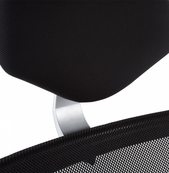 Scaun birou ergonomic premium Mit negru tapitat, spatar mesh, ajustabil, OC00090BL - Kokoon [7]